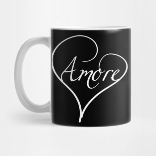 Italian love amore heart valentine's design Mug